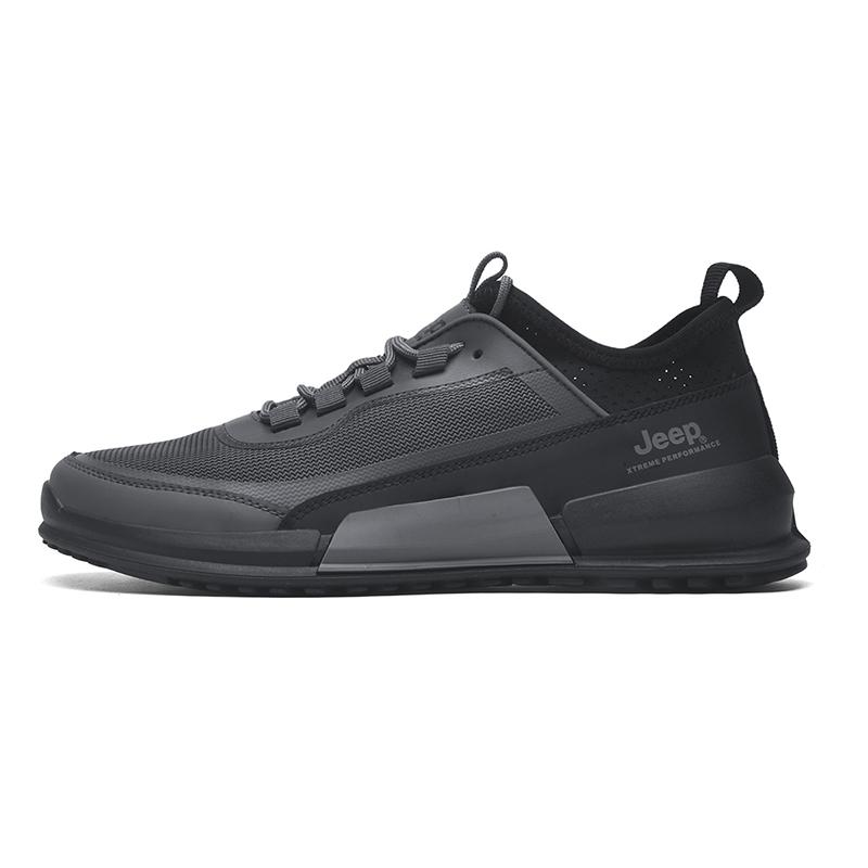 Jeep Urban Casual Series Comfortable Versatile Low-Top Lifestyle Shoes Unisex Sneaker Gray P420912004-1