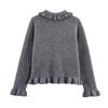 Slim-Fit Layered Knit Cardigan Sweater for Women - Autumn/Winter Fashion