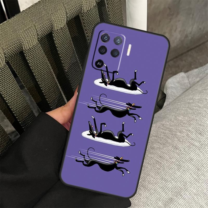 Greyhound Case For Oppo A38 A18 A58 A78 A98 A79 A40 A60 A80 A16 A76 A96 A15 A74 A94 A54 A77 A17 Cover