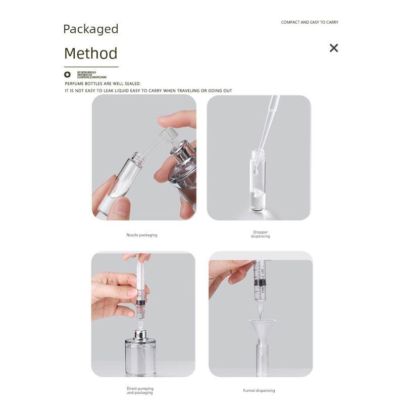 New Product 3ml 6ml 12ml Perfume Refillable Bottles Travel Portable Essential Oil Roller Bottles Glass Empty Bottles Sample Artifact