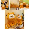 Cute Garfield Cat Plush Toy Sitting Version Wholesale Girls Doll Cartoon Doll Bed Pillow