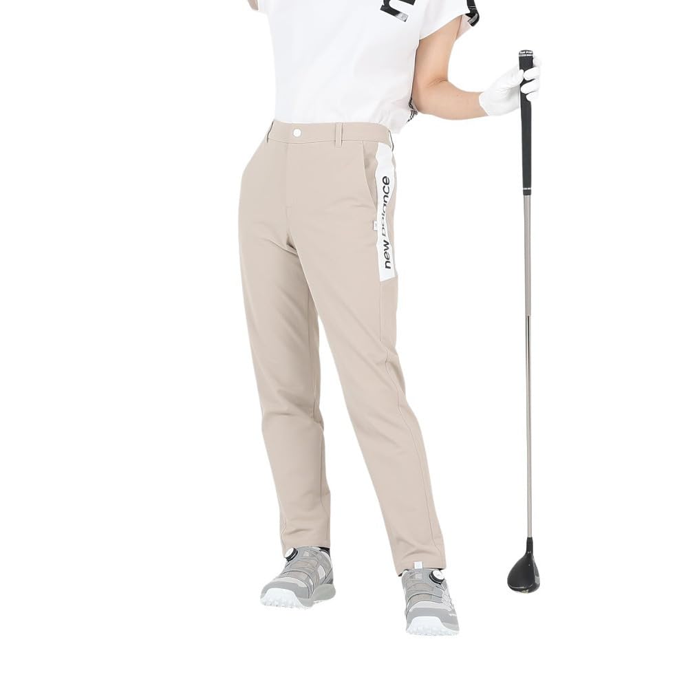 

Golf Tapered Pants UV 00 [New Balance] Women s Cool-to-the-touch (Sweat-wicking, quick-drying, protection, opaque, stretchy) / 012-4131503 040_Beige