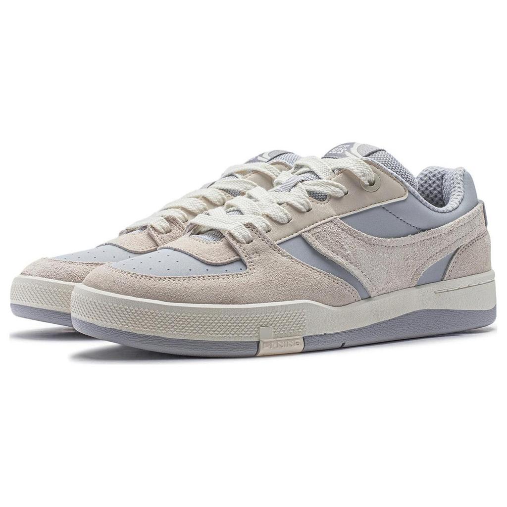 Li Ning Zhengrong 92S Slip Resistant Cushioning Low Top Skateboard Shoes Men's Blue Gray AEPU007-4
