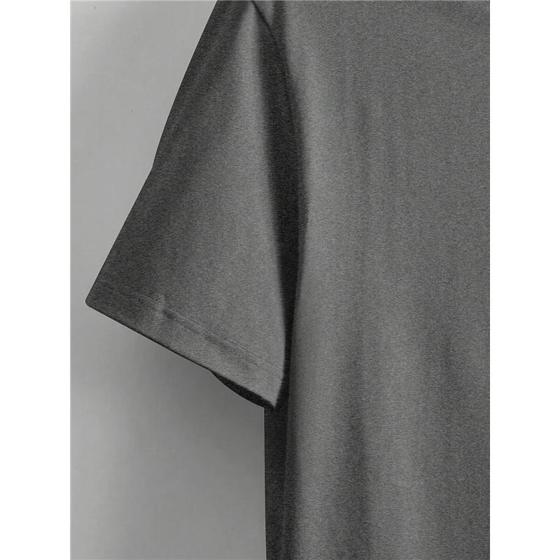 European And American Summer New Men's Fashion Casual Commuter All-match Round Neck Printed Short-sleeved T-shirt