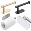Modern No Drilling Stainless Steel Wall Mount Bathroom Accessories Toilet Roll Holder Toilet Paper Holder Storage Rack