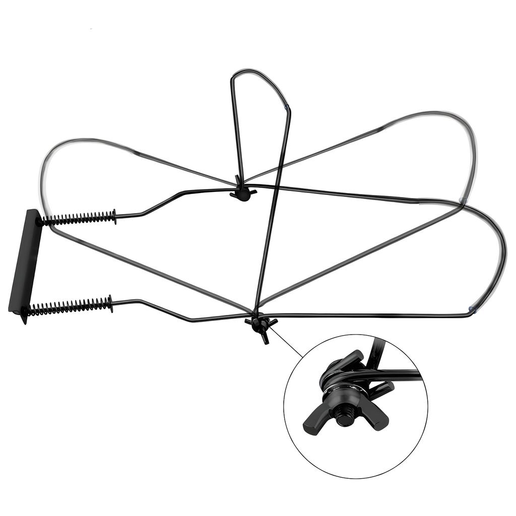 10-hole Harmonica Stand Adjustable Metal Harmonica Neck Clip 10-hole Neck-worn Harmonica Stand