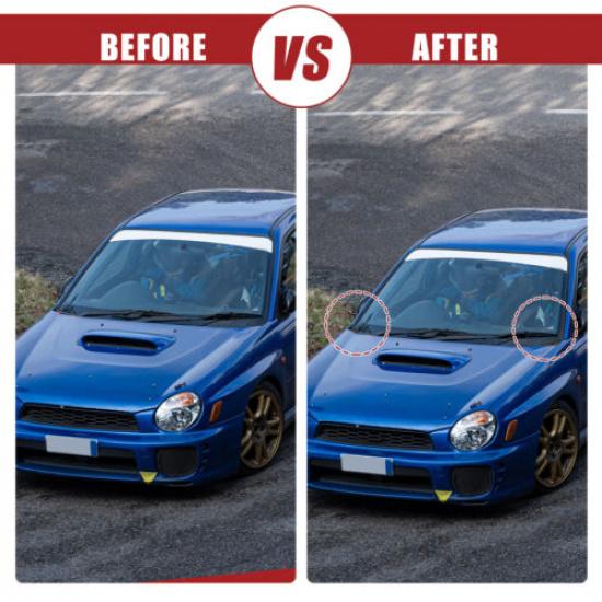 Windshield Wiper Cowl Cover Extension Trim Single for Subaru Impreza