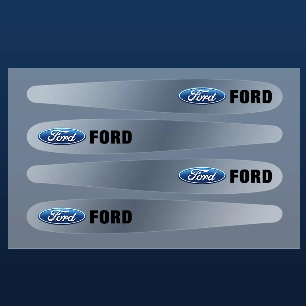 

Car Sticker 2026 Car Door Handle Cup Protector Stickers Protection Film Accessories For Ford Fiesta Mondeo Fusion Explorer Escap