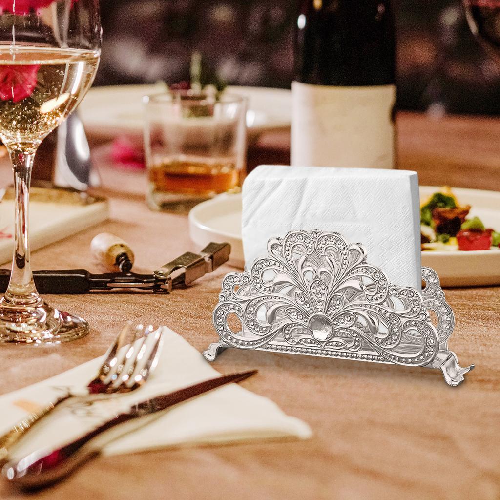 Creative Napkin Tissue Holder Delicate Restaurant Paper Rack Desktop Home Decor Bar Festival Party Kitchen Accessories