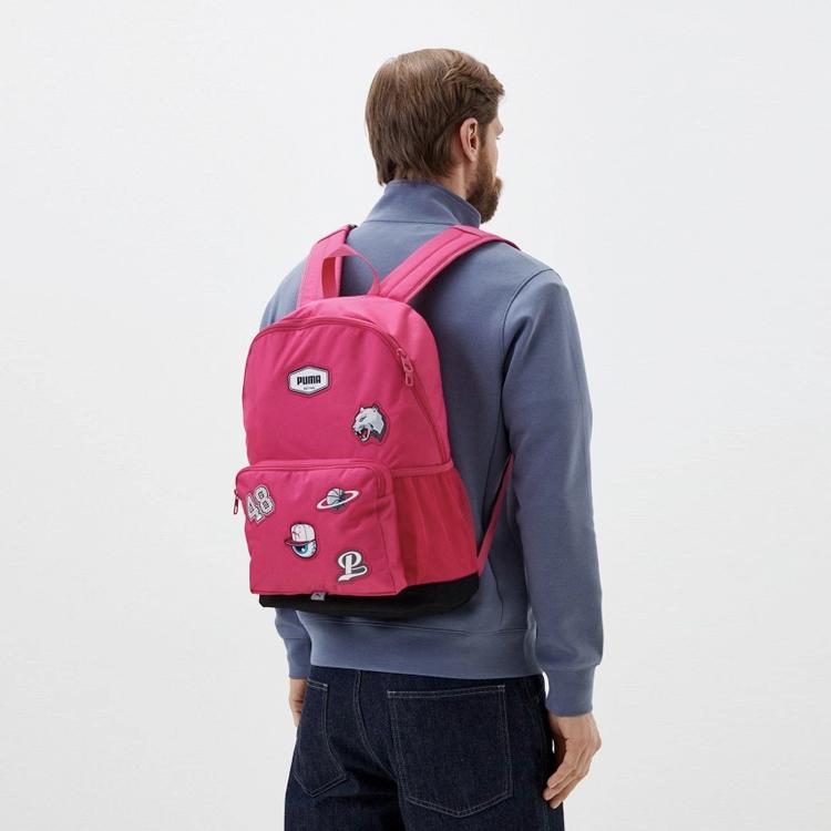 New PUMA Fabric Backpack Regular Unisex Garnet Rose 090344-02
