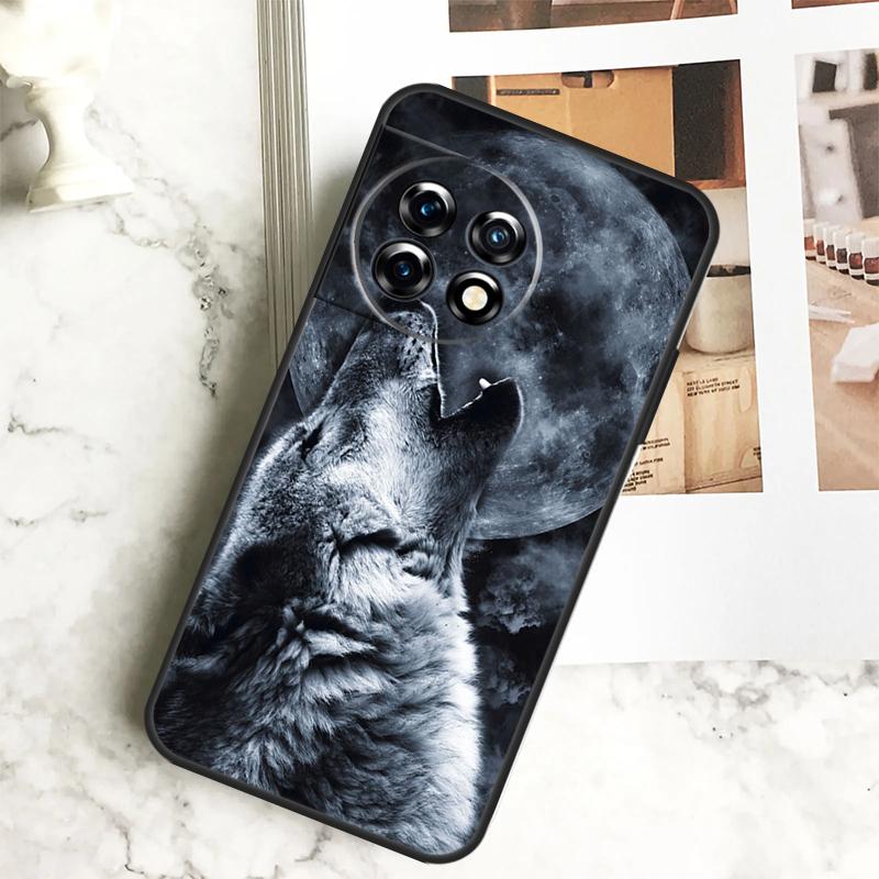Wolf Howls Art Case For OnePlus 12 12R 11 9 10 Pro 10R 9R 8T 10T Nord CE 2 3 Lite 2T N10 N20 N30 CE4 Cover