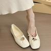 2025Summer Design Style Sequin Flat  Jane  Comfort Casual Outdoors Ladies Party Dress Silvery Shoes