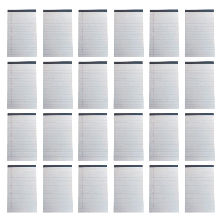 

Note Pads Set Of 24pcs Note Writing Pad For Daily Planning Task Management Wide Ruled Notepads білий