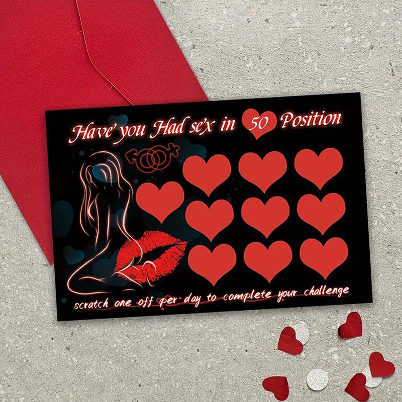 5Pcs Naughty Scratch Card To Do Between Couples Couples Games Bedroom Scratch Off Poster Dates Scratch Off List