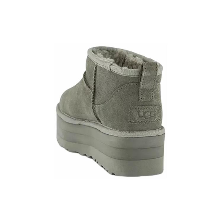 New UGG Classic Ultra Mini Platform Boot Moss Green Women's 1135092-MSG