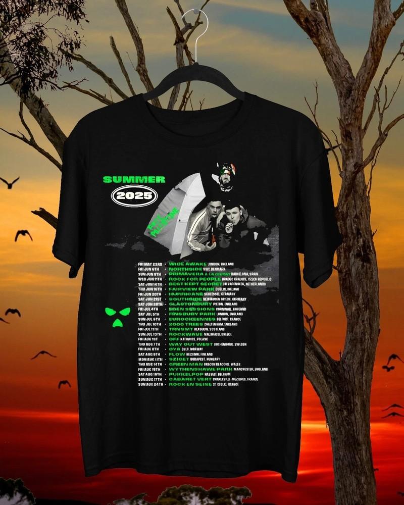 New Kneecap Band Summer Tour Gift For Fan S to 5XL Black Tshirt KK2333 Unisex T-Shirt