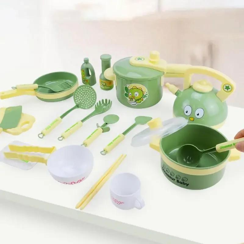 20pcs Children's Simulation Kitchen Utensils, Pretending To Cook Kitchen Utensils Accessories Set, Children's Puzzle Game