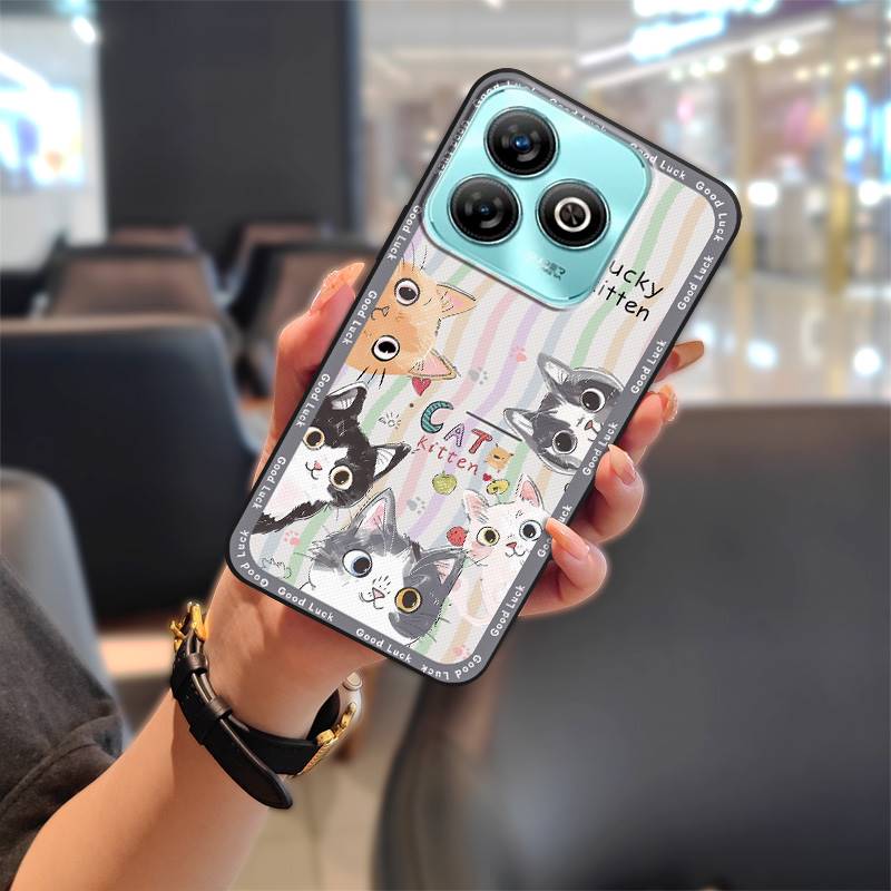 Modedesign Wasserdichte Handyhülle Für ZTE Blade A75 4G/Z2359 Silikon Langlebig Stoßfest Schmutzabweisend Vollständiger Schutz TPU