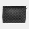 [Pre-Owned] Louis Vuitton Pochette Voyage MM 'Black Damier Graphite Canvas' - Good #PTP5C9