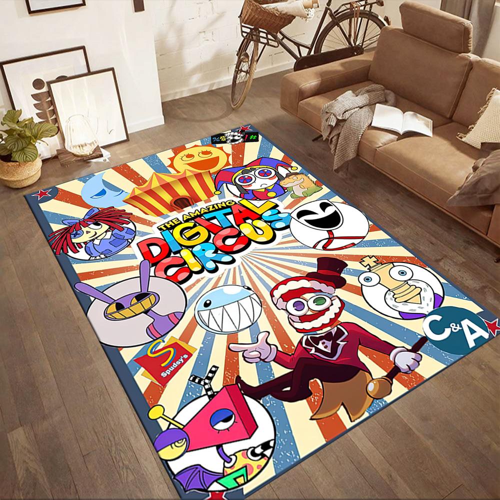 I tappeti quadrati stile The Amazing Digital Circus sono un'ottima scelta per soggiorni, camere da letto, decorazioni per la casa e come regali.