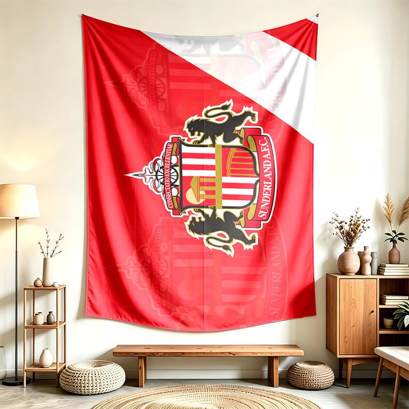 Sunderland AFC (1) Tapestry Suitable For Decorating Homes Dorms And Bedrooms Soft To The Touch And A Perfect Gift For Friends And Family