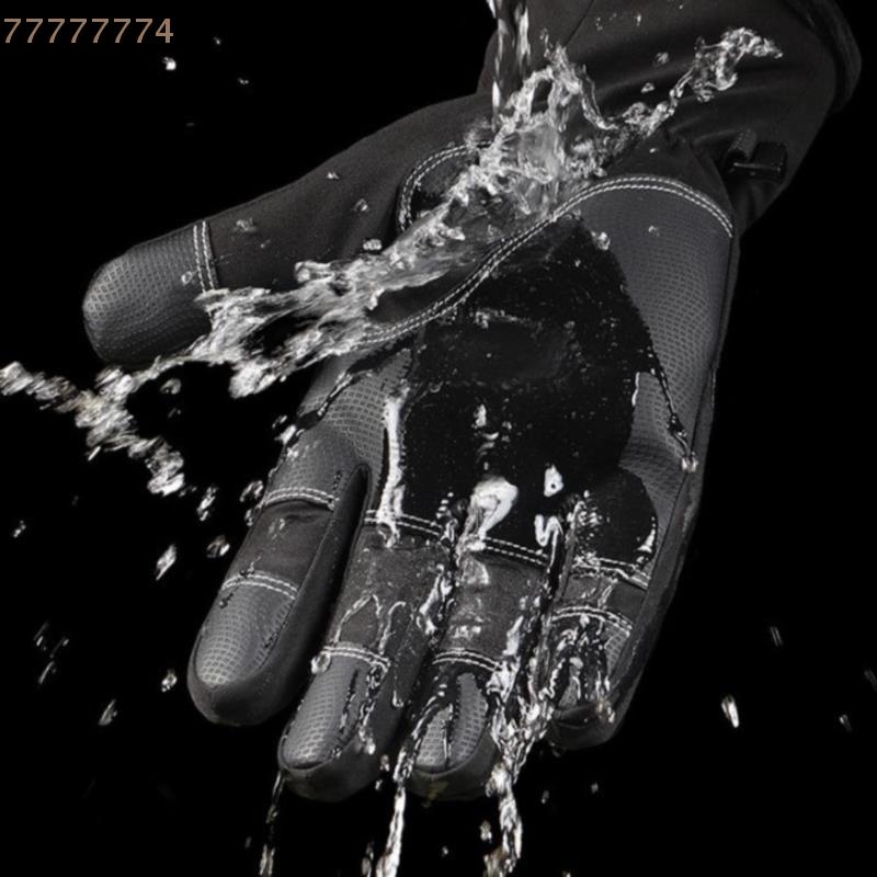 Winter Fishing Gloves 2-Finger Flip Waterproof Windproof Cycling Angling Gloves for Outdoor Sports