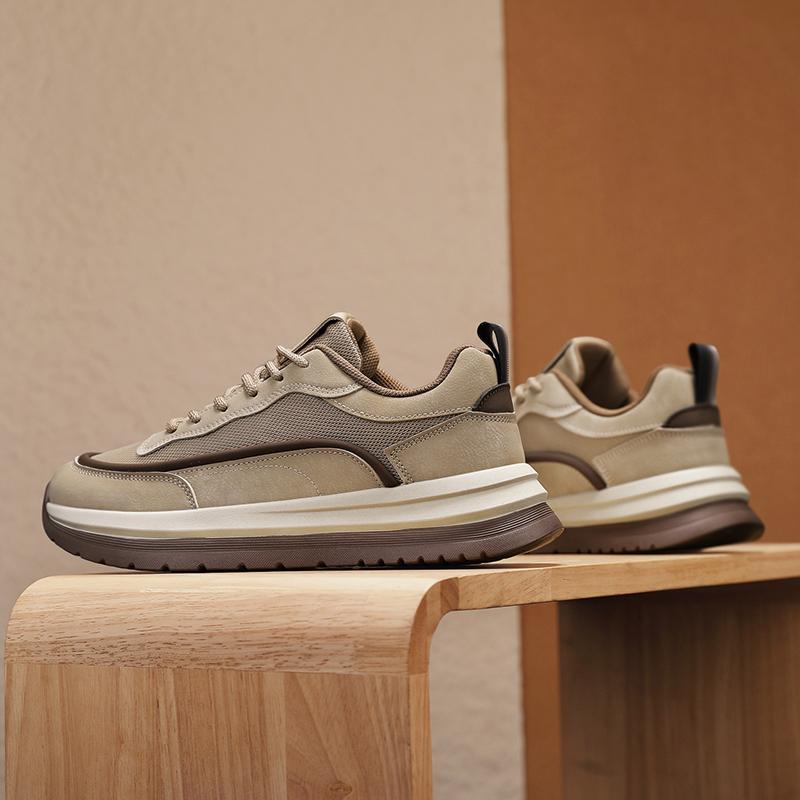 Fashion Anti Slip Sports Male Sneakers Breathable Treking Footwear Versatile Travel Trainers Walking Shoes Leisure Walk Men Casual Shoes