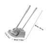 1Set Toilet Brush and Plunger with Holder Powerful Bathroom Cleaning Set Soft Non Scratch Bristles Compact Light Weight Easy