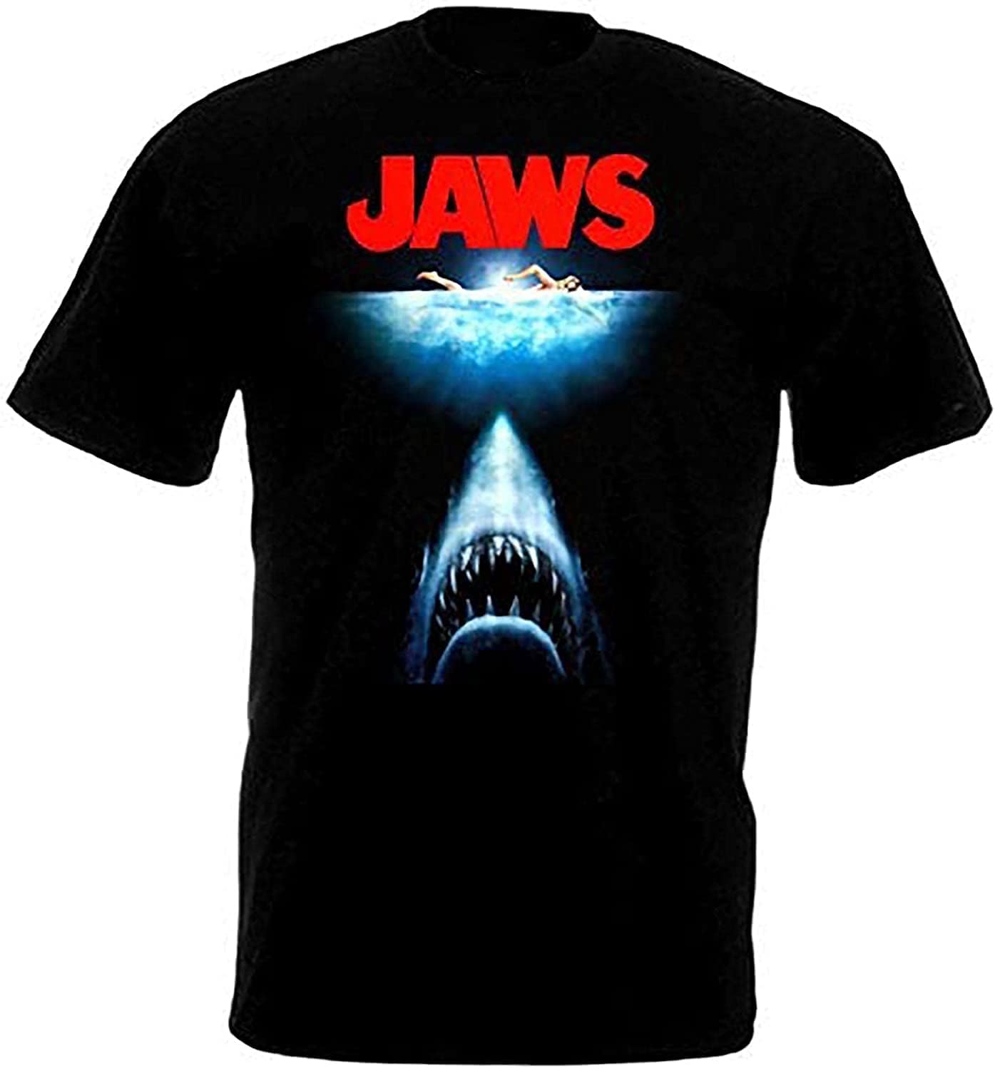 Datum Ja@ws Ver.3 Men T Shirt Black Movie Poster S.5XL 4XL чёрный