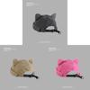 Cute Cat Ear Hat Unisex Cotton Sun Protection Cap With No Brim For Summer And Spring