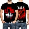 Neue Mode Damen/Herren 3D-Druck W.A.S.P Rock Lässige T-Shirts Hip Hop T-Shirts Harajuku Styles Oberteile Kleidung