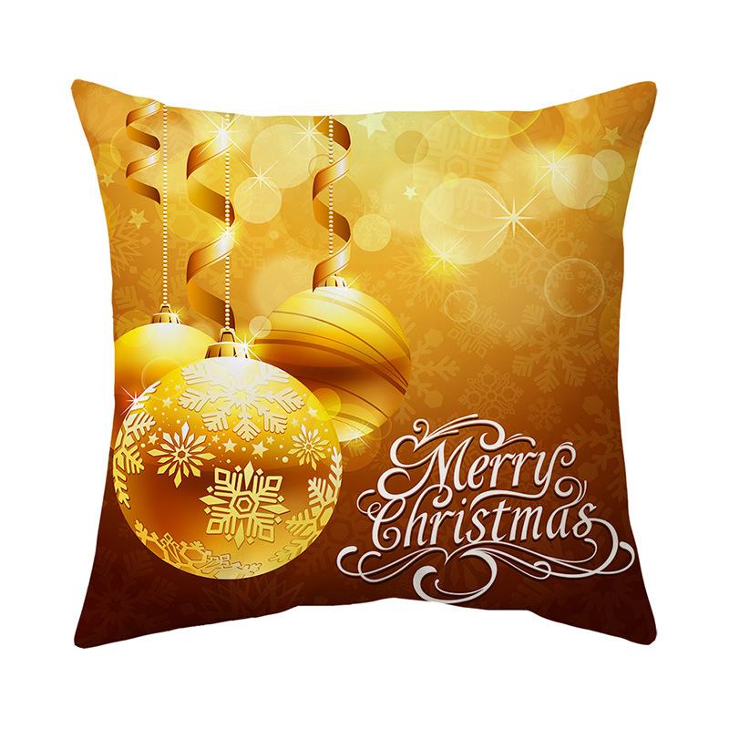 Cartoon Christmas Holiday Home Cute Pillow Cover Holiday Gift Nap Sofa Car Gift Pillow