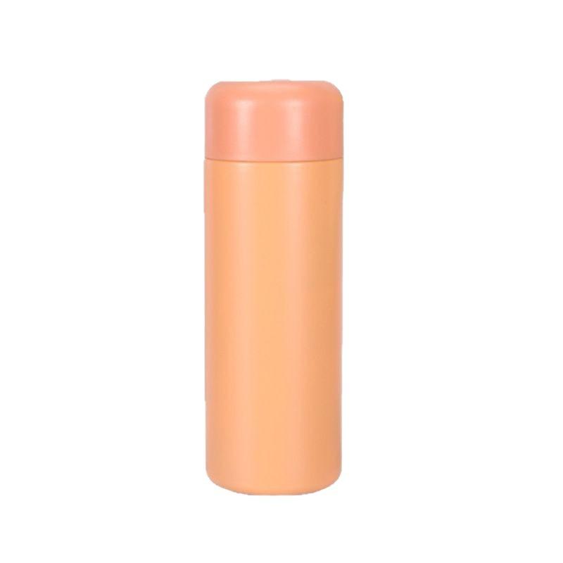320/420ml 304 Stainless Steel Vacuum Flask, Portable Pocket Insulated Water Bottle with Carry Strap
