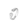 Creative Cat Paw Ring - Sweet & Trendy Footprint Jewelry for Students