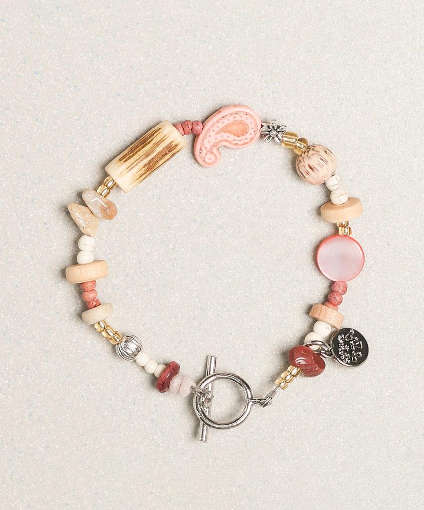 Towtow Archive Paisley Symbol Bracelet Taffy Pink