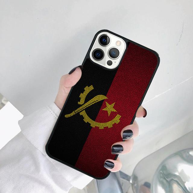 Angola Flag Phone Case Cover For iPhone 17 Air 15 Pro MAX 16 Plus 14 12 11 13 Coque