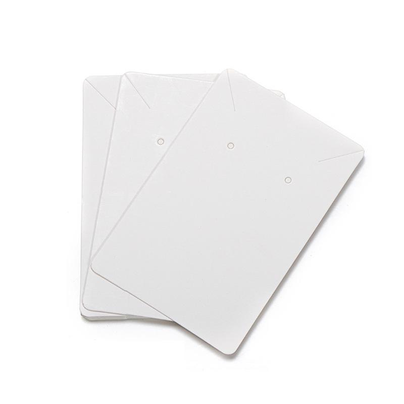 Kraft Paper Jewelry Card for Earrings and Necklaces - 2.5x3.5cm