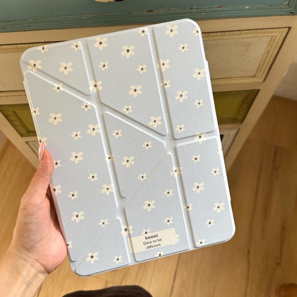 

Для 2025 iPad Air 11 Чохол iPad 10-го 9-го 8-го 7-го покоління 11-го A16 7 8 9-го Мультяшна зірка Чохол Gen iPad Pro11 M2 M3 M4 Тримач для олівця Mini 6 Чохол For iPad 10.2 2019 синій