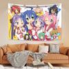 Lucky Star Konata Izumi Cute Anime Tapestry Japanese Style Home Decor Wall Hanging Backdrop for Bedroom Perfect Gift for Friends