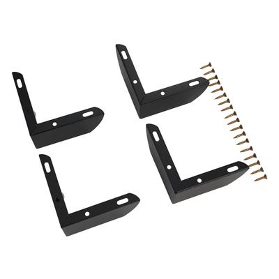 4 STÜCKE Metall Sofabeine Einfache L-förmige 2-in-1 Möbel Kohlenstoffstahl Bein Nachttisch Stützbein Beschläge Möbelteile