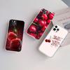 Kirsch-Sommerfrucht Transparente Handyhülle für Motorola Moto Edge Plus G200 G23 E13 E15 E20 E30 G62 G71 G72 G75 G24 G15 Power