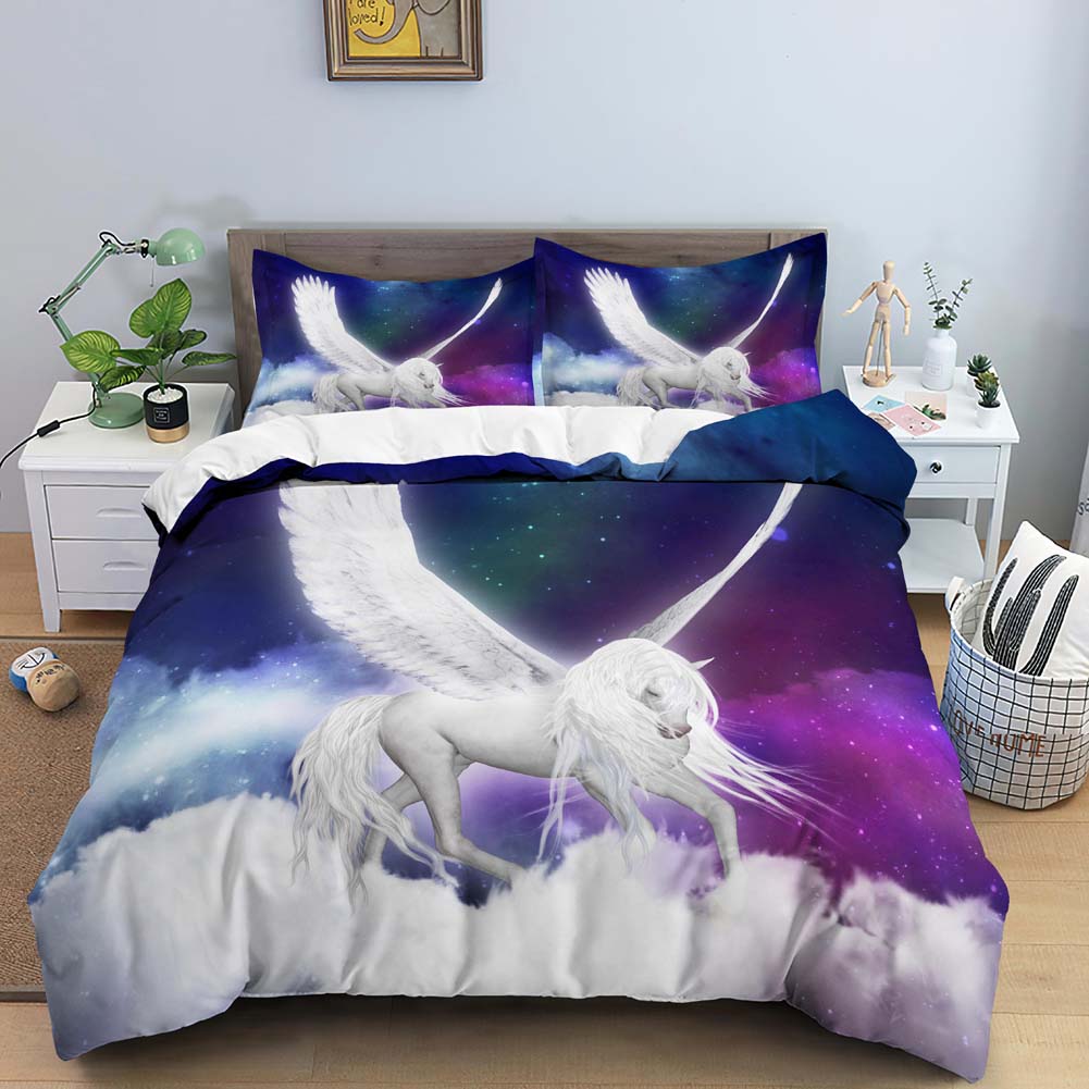 Comforter Horses Printed Twin Full Queen King Bedding Comforter Soft For Kids Boys Teens