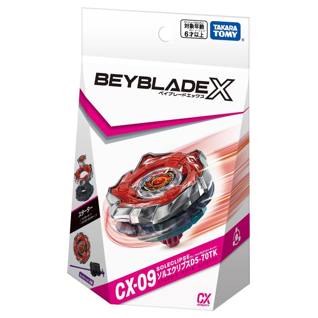 TAKARA TOMY BEYBLADE X CX-09 Sol Eclipse Starter D5-70TK