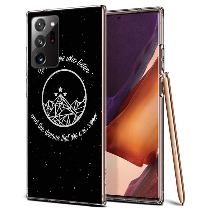 A Court of Mist and Fury Sarah J Maas Phone Case For Samsung A70 A50S A40 A30 A20E A16 A26 A36 A56 A17 Galaxy Note 20 10 9 8 A71