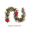 Christmas Garland Artificial Flowers Vine for Wreath Home Table Centerpieces