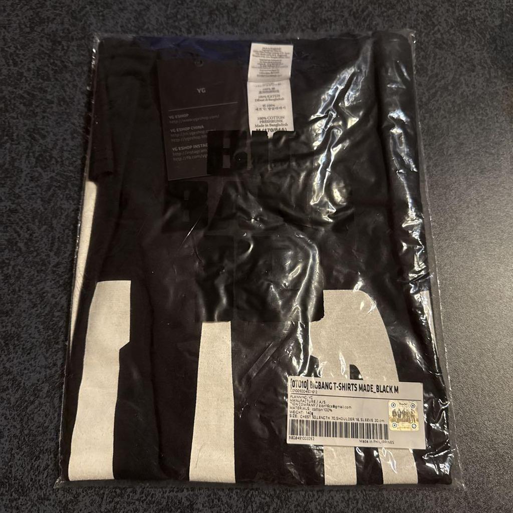 [USED] BIGBANG T-shirt Black M