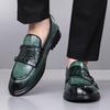 [Source] Large size buckle men's casual leather shoes British one-pedal single shoes trendy leather shoes men