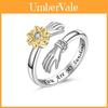 Cross-border Bestselling Floral Ring With Adjustable Sunflower Design Delicate And Charming Hand Accessory