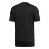 adidas Mexico Striped Crew Neck Soft Short Sleeve Soccer Shirt Men Tops Black DP0206