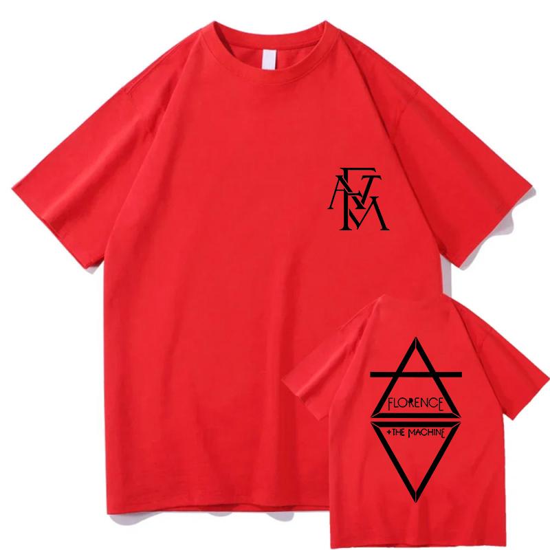 FLORENCE THE MACHINE 2025 Album Tshirts Unisex Pure Cotton Fashion Tshirts ONeck Short Sleeve Shirts Fans Gift Aesthetic Tops